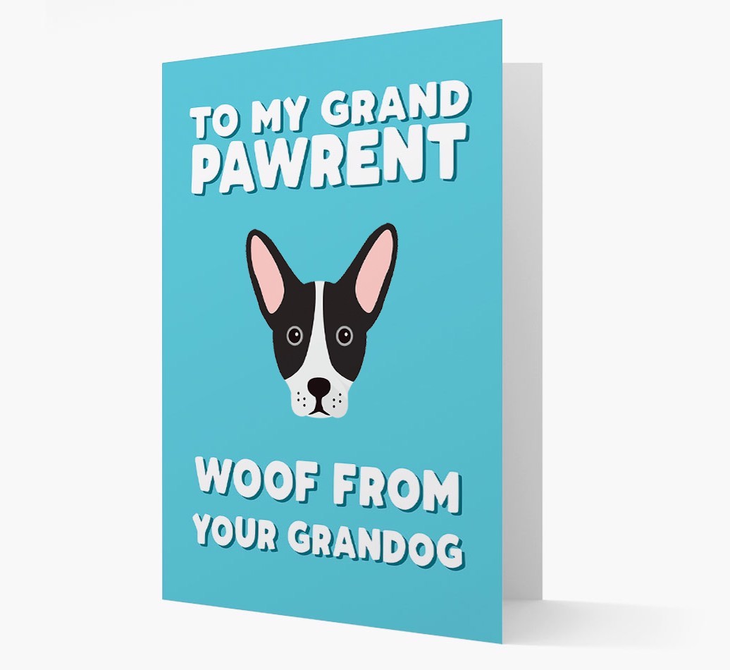 'To My Grandpawrent' - Personalised {breedFullName} Card