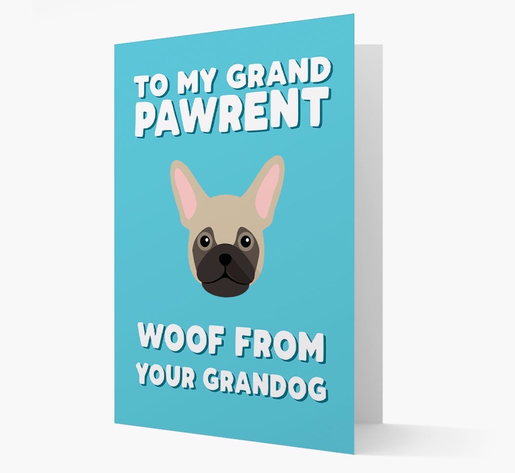 'To My Grandpawrent' - Personalised {breedFullName} Card
