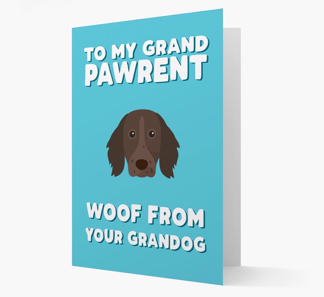 'To My Grandpawrent' - Personalised {breedFullName} Card