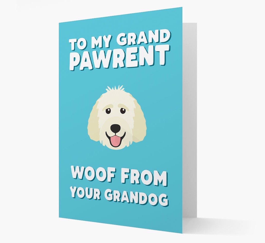 'To My Grandpawrent' - Personalised {breedFullName} Card