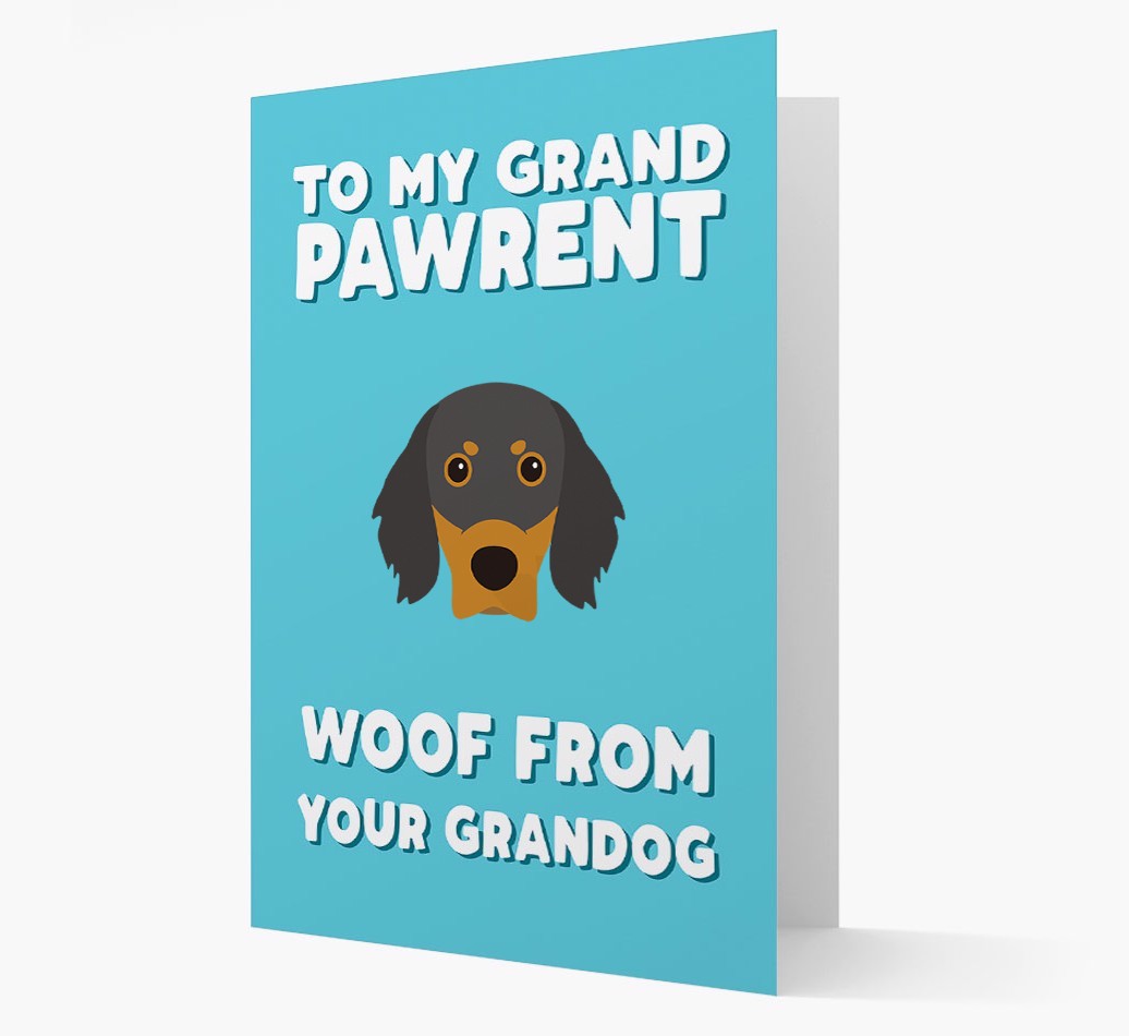 'To My Grandpawrent' - Personalised {breedFullName} Card