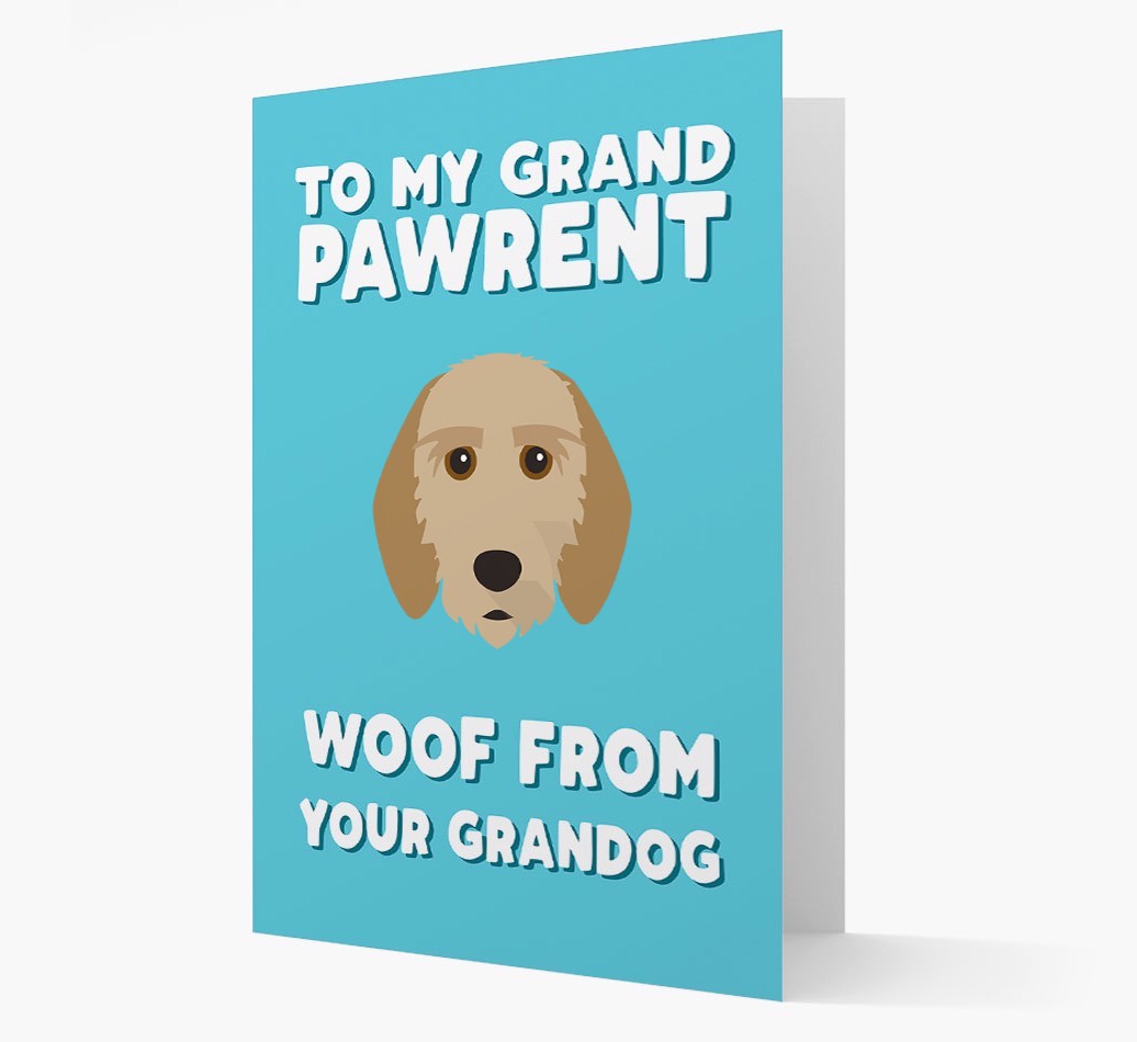 'To My Grandpawrent' - Personalised {breedFullName} Card