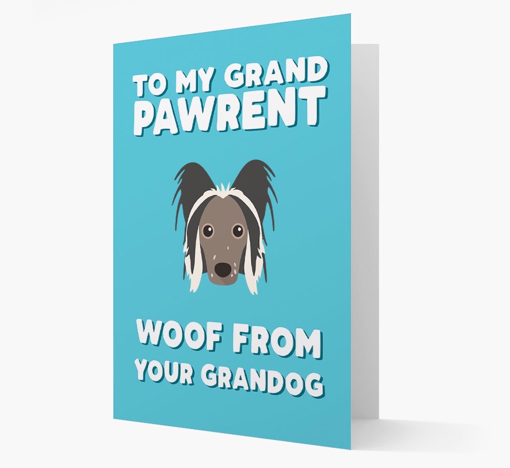 'To My Grandpawrent' - Personalised {breedFullName} Card