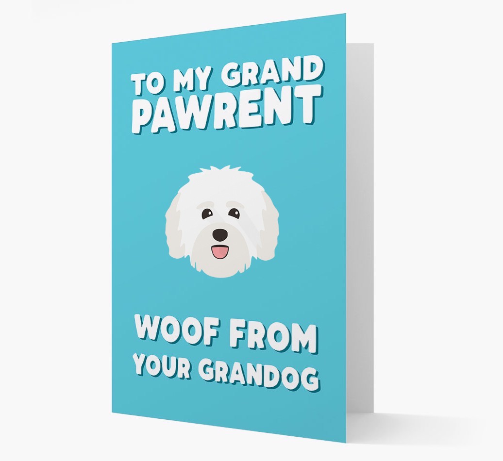 'To My Grandpawrent' - Personalised {breedFullName} Card