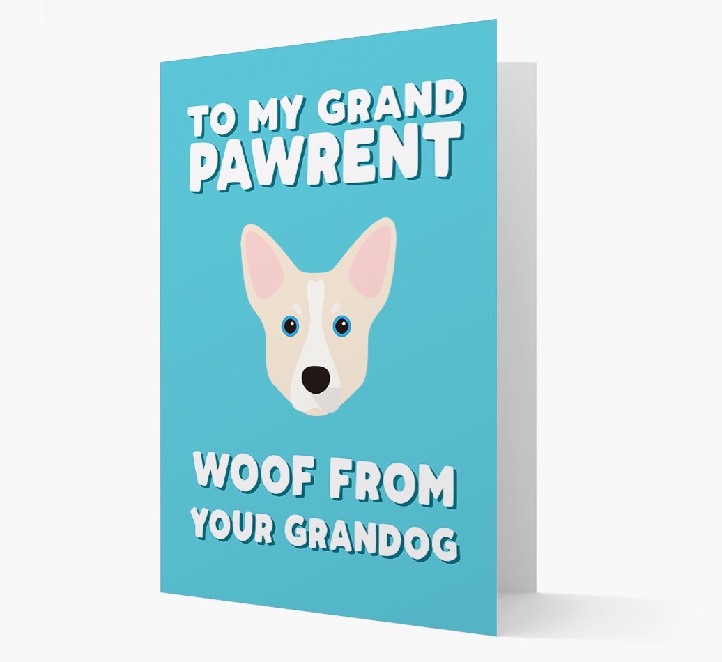 'To My Grandpawrent' - Personalised {breedFullName} Card
