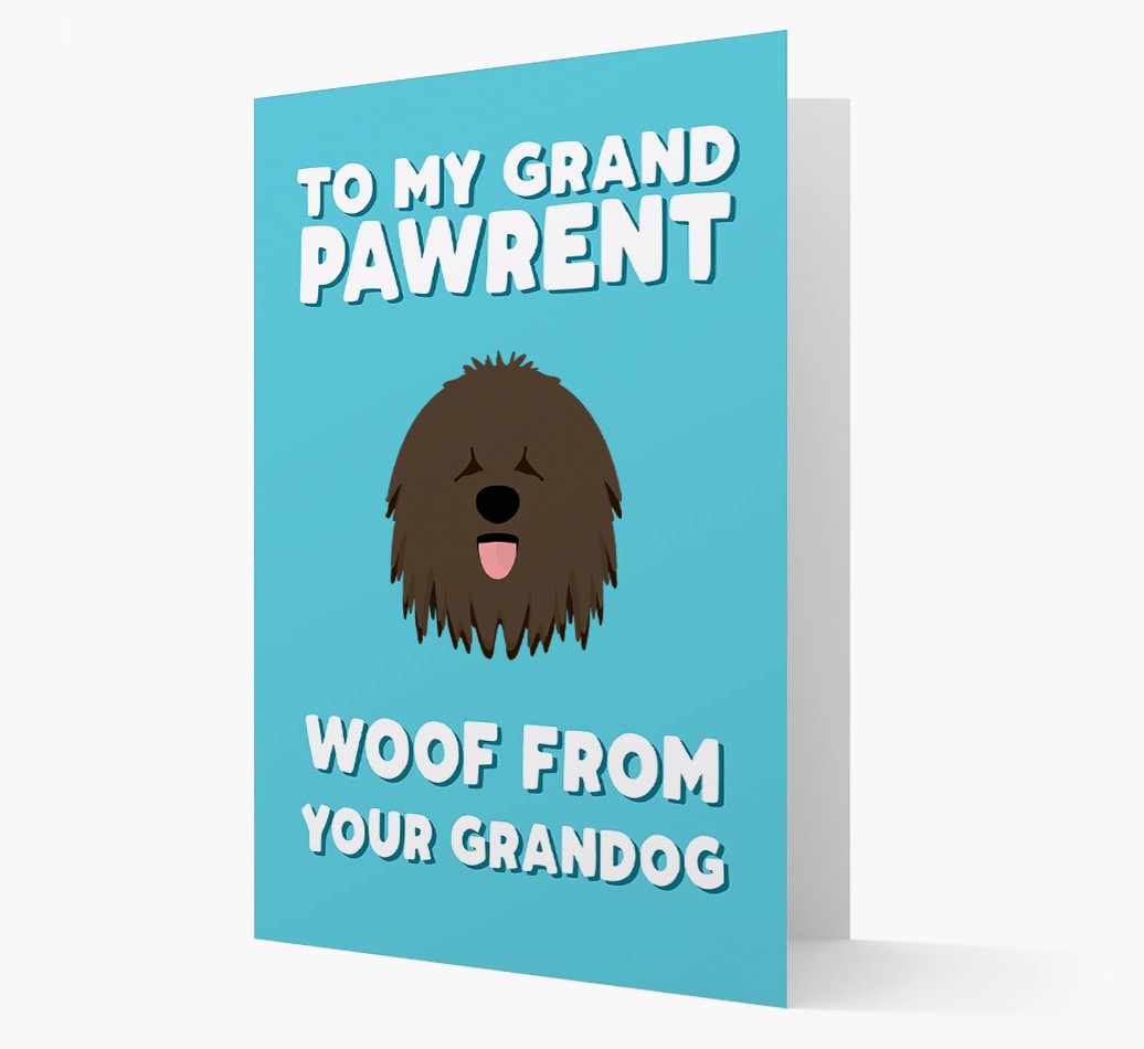 'To My Grandpawrent' - Personalised {breedFullName} Card