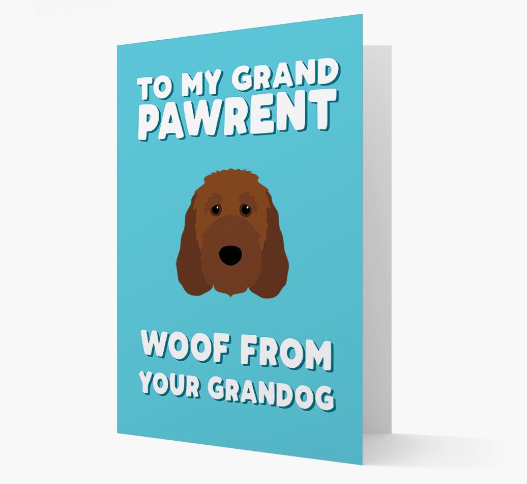 'To My Grandpawrent' - Personalised {breedFullName} Card