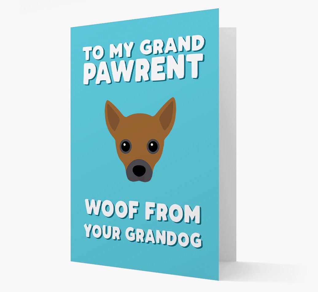 'To My Grandpawrent' - Personalised {breedFullName} Card