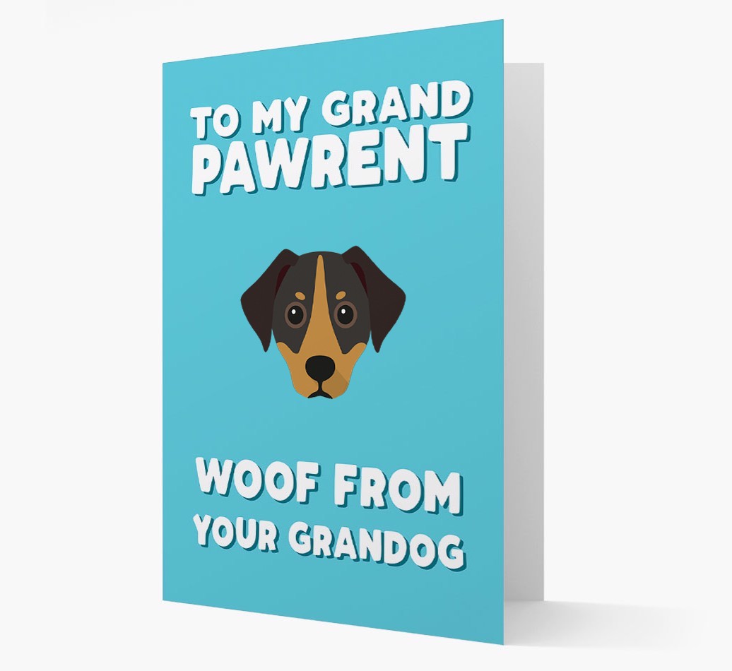 'To My Grandpawrent' - Personalised {breedFullName} Card