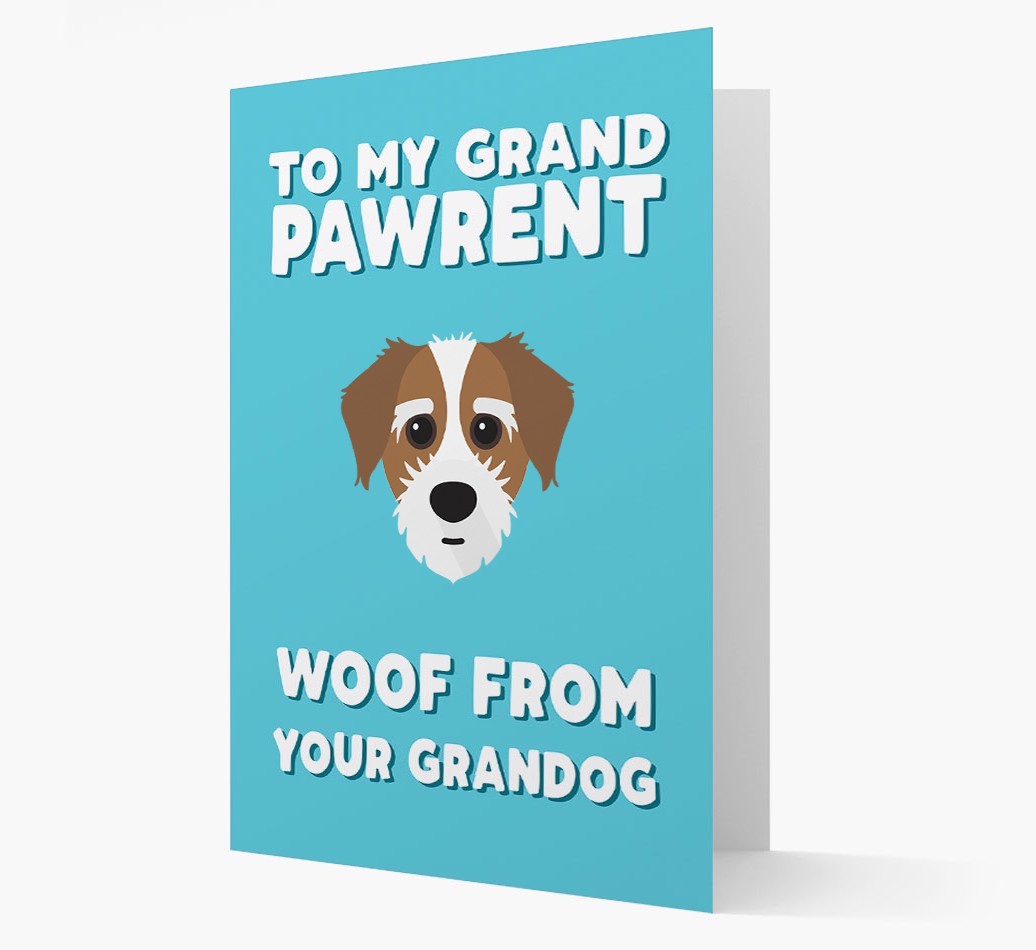 'To My Grandpawrent' - Personalized {breedFullName} Card