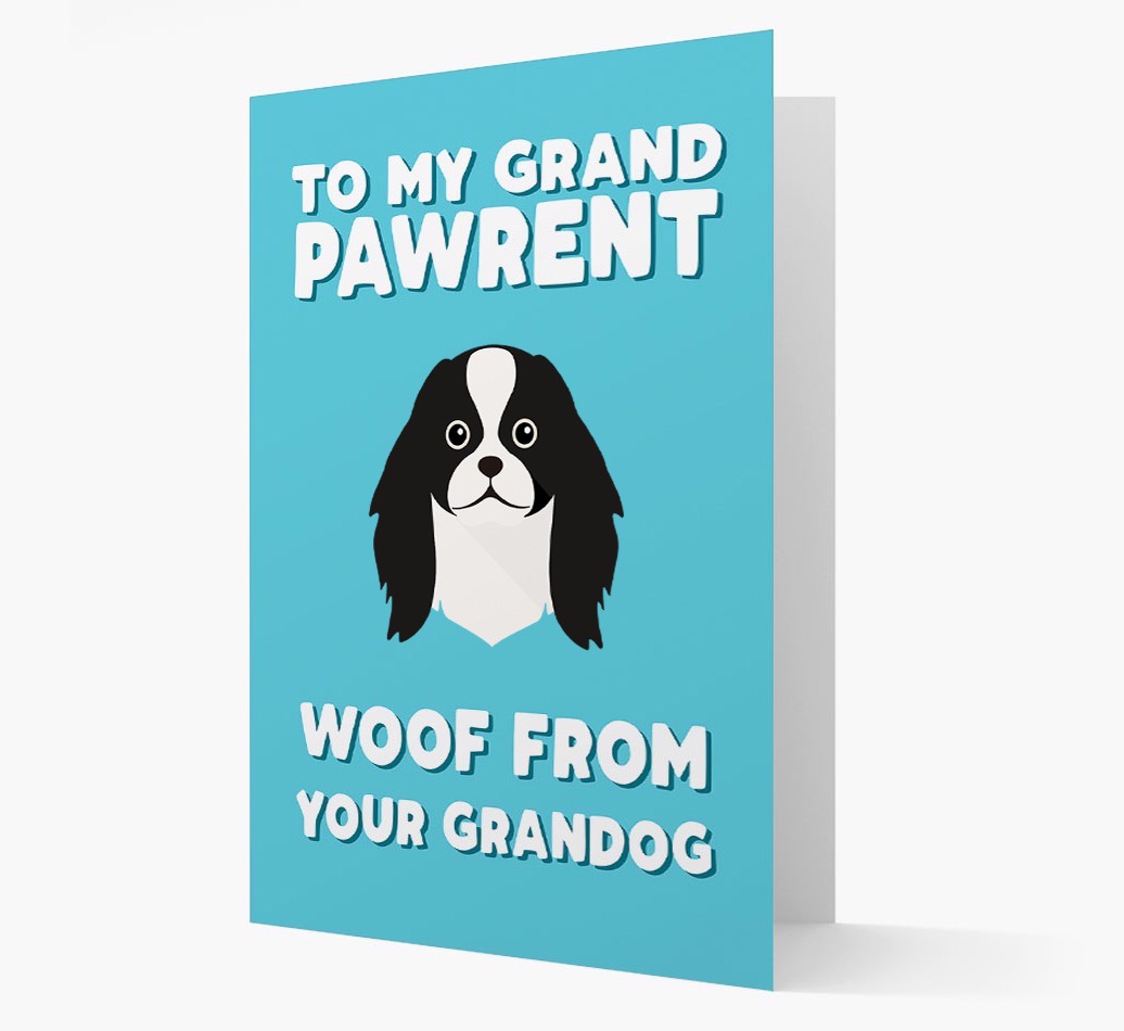 'To My Grandpawrent' - Personalised {breedFullName} Card