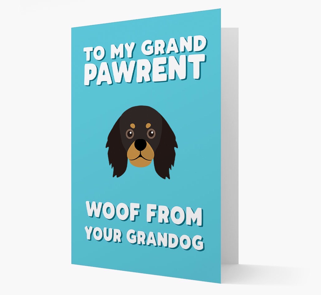 'To My Grandpawrent' - Personalised {breedFullName} Card
