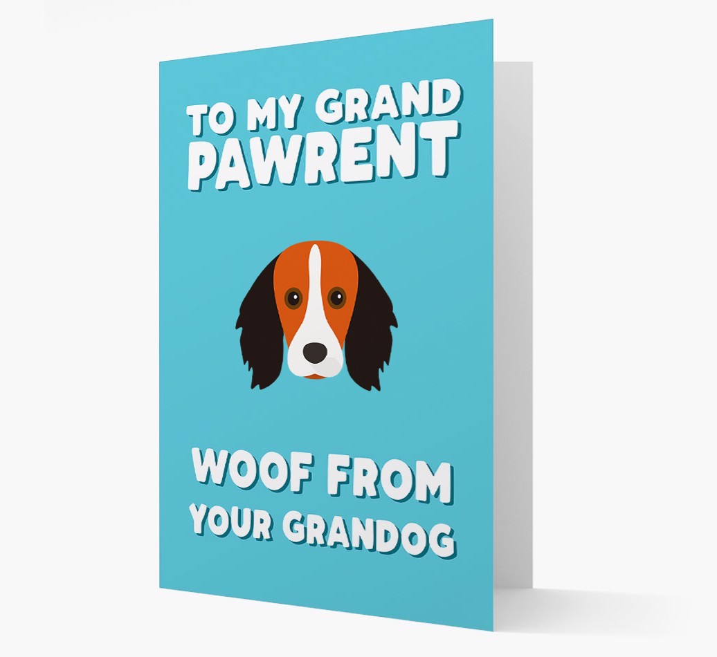 'To My Grandpawrent' - Personalised {breedFullName} Card