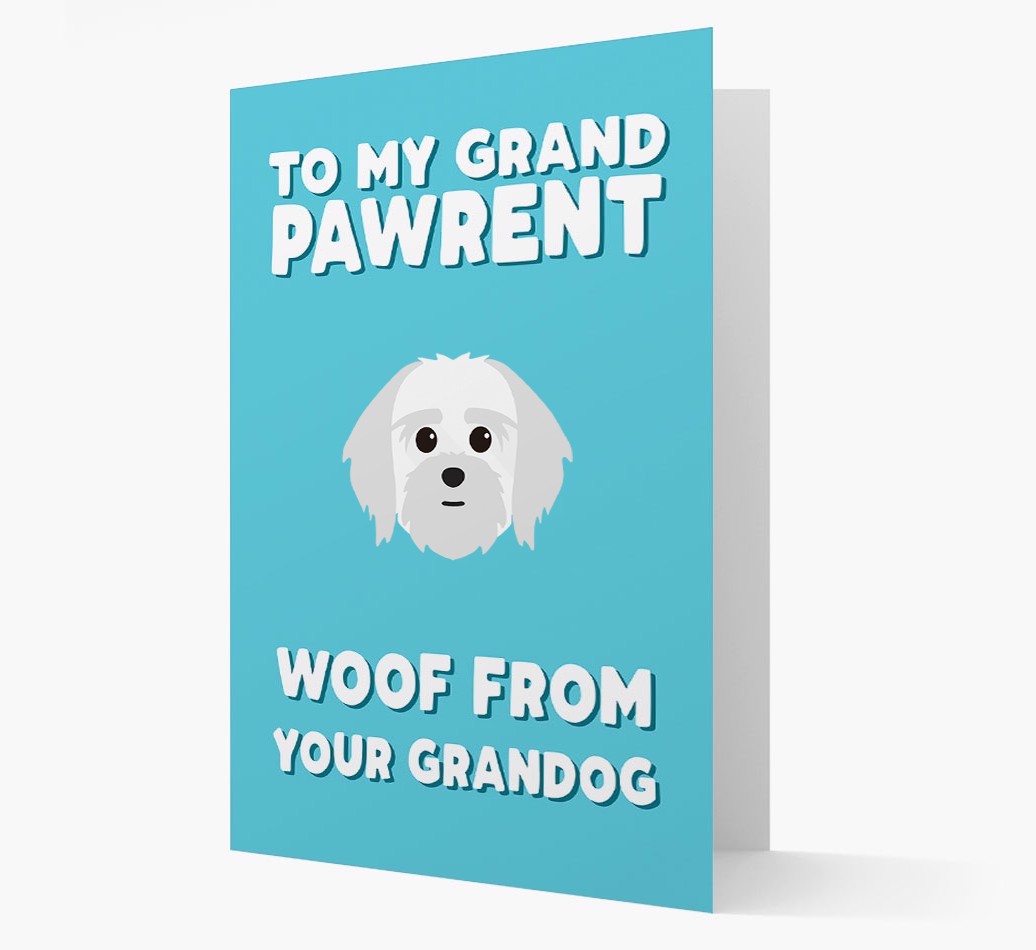 'To My Grandpawrent' - Personalised {breedFullName} Card