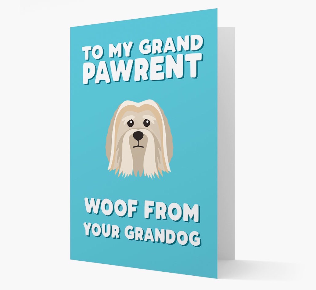 'To My Grandpawrent' - Personalised {breedFullName} Card