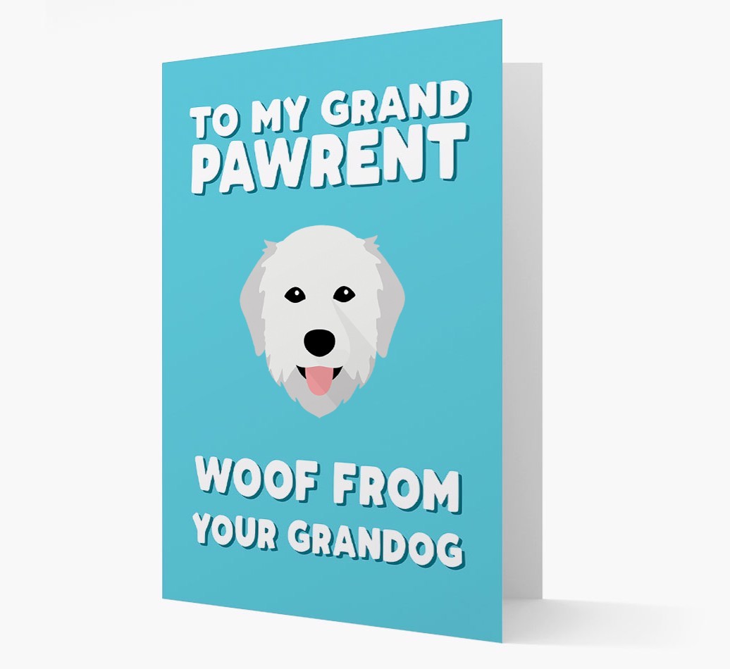 'To My Grandpawrent' - Personalised {breedFullName} Card