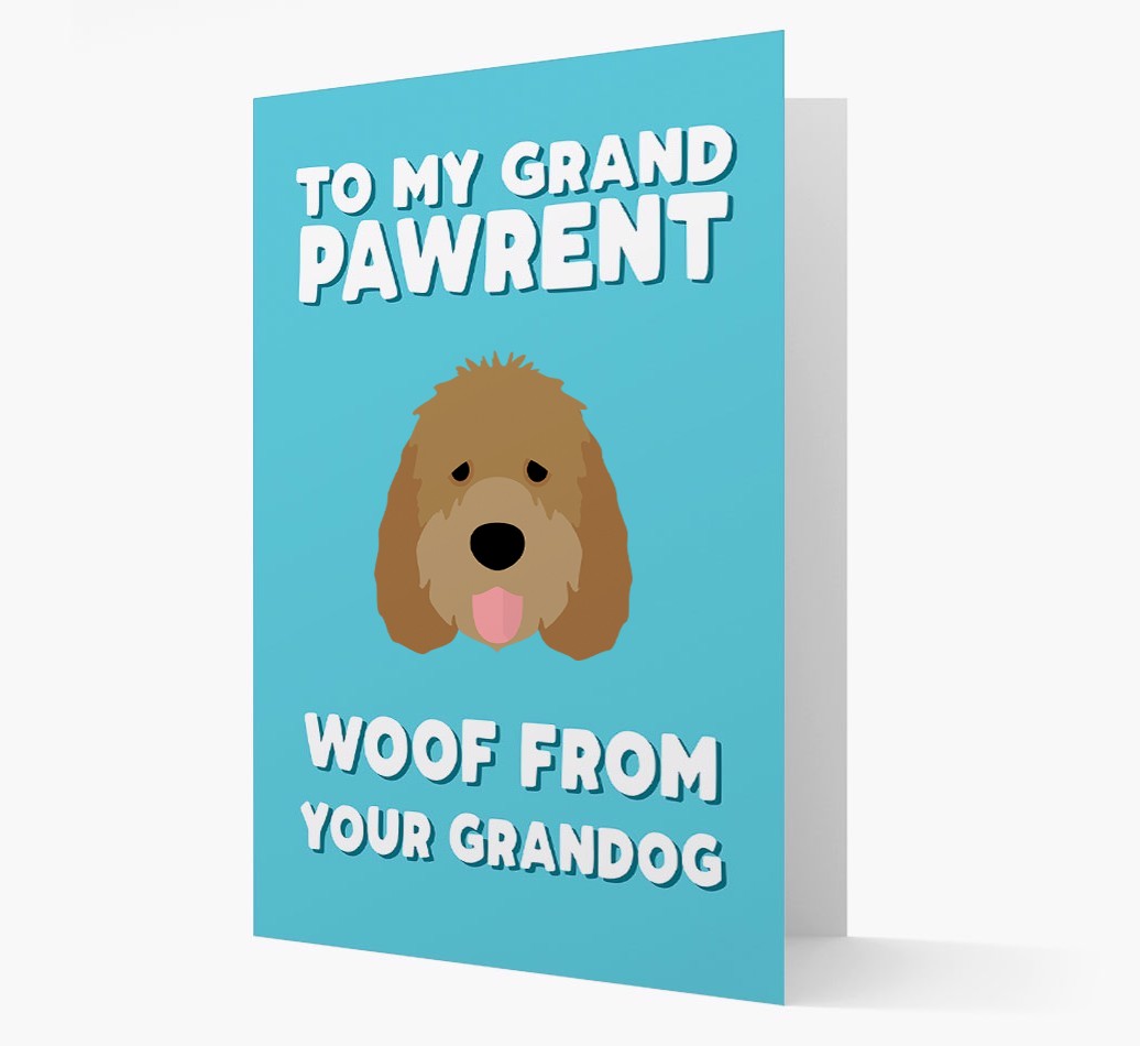 'To My Grandpawrent' - Personalised {breedFullName} Card
