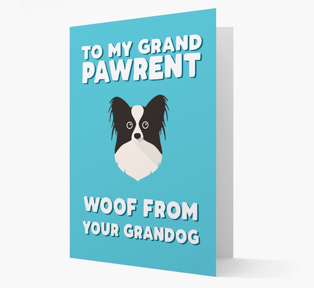 'To My Grandpawrent' - Personalised {breedFullName} Card