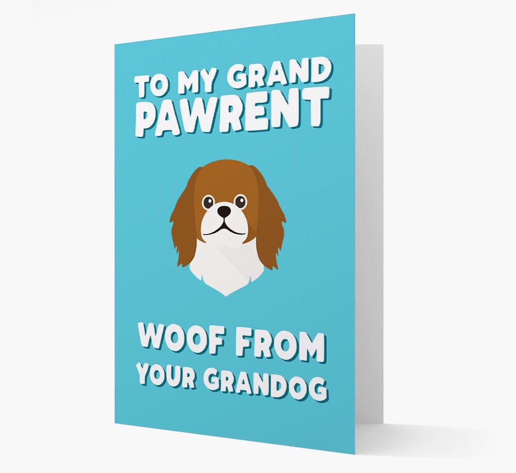 'To My Grandpawrent' - Personalised {breedFullName} Card