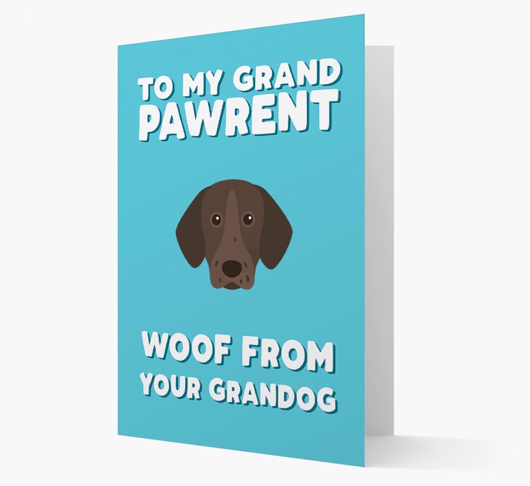 'To My Grandpawrent' - Personalised {breedFullName} Card