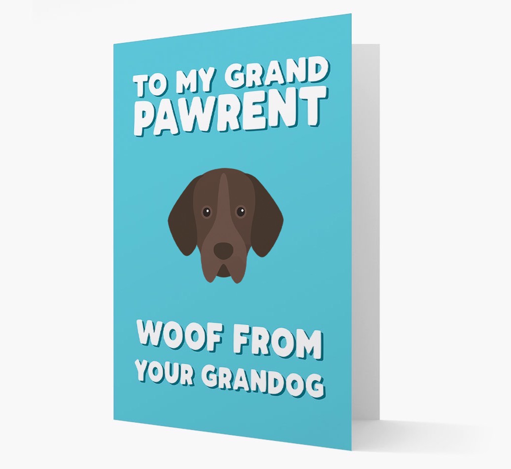 'To My Grandpawrent' - Personalised {breedFullName} Card