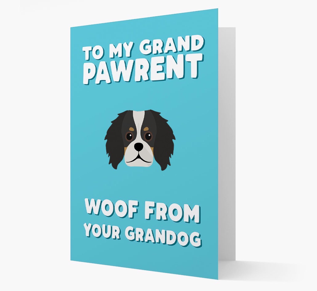 'To My Grandpawrent' - Personalised {breedFullName} Card