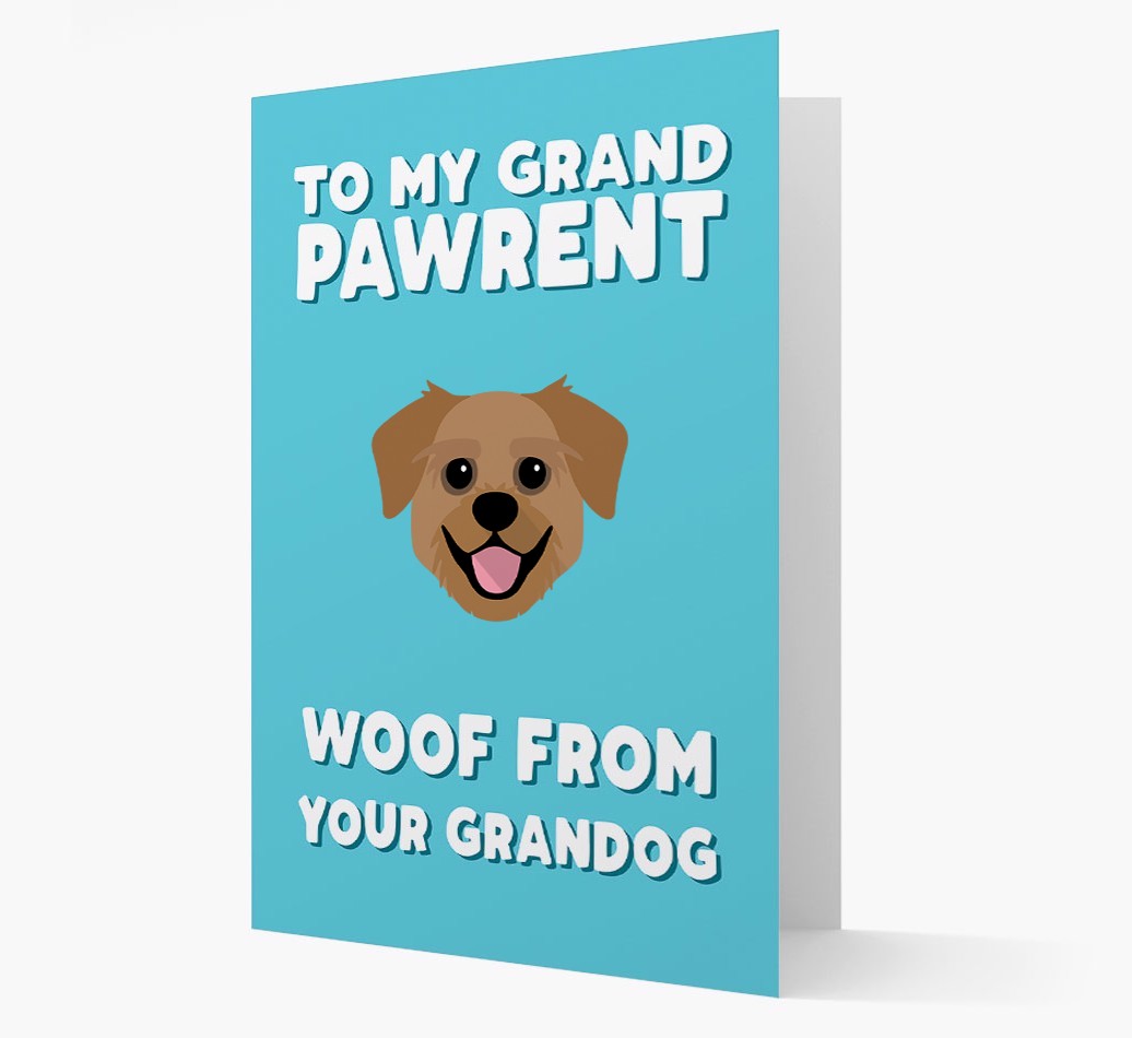 'To My Grandpawrent' - Personalised {breedFullName} Card