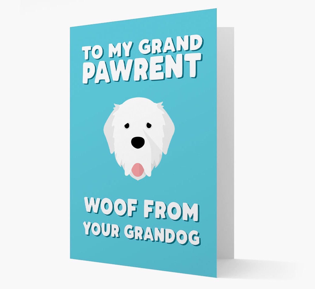 'To My Grandpawrent' - Personalised {breedFullName} Card