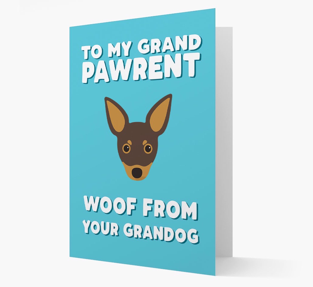 'To My Grandpawrent' - Personalised {breedFullName} Card