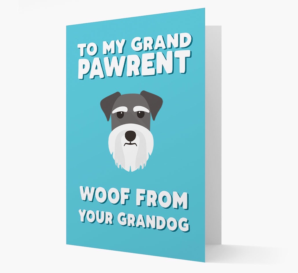 'To My Grandpawrent' - Personalised {breedFullName} Card
