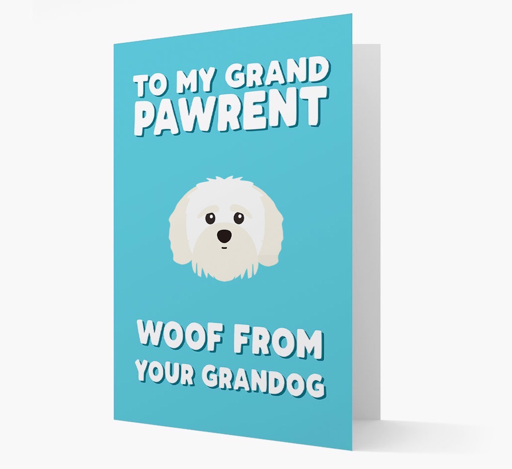 'To My Grandpawrent' - Personalised {breedFullName} Card