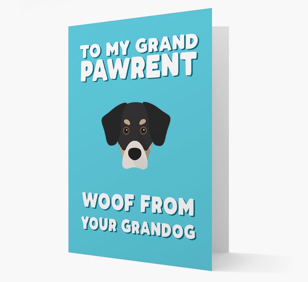 'To My Grandpawrent' - Personalised {breedFullName} Card