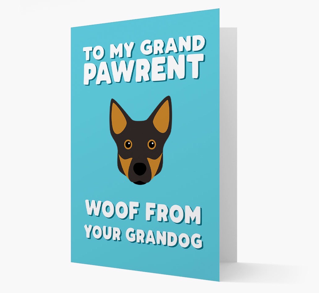 'To My Grandpawrent' - Personalised {breedFullName} Card