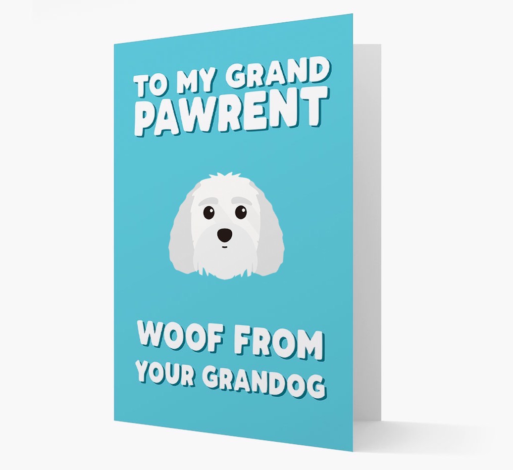 'To My Grandpawrent' - Personalised {breedFullName} Card