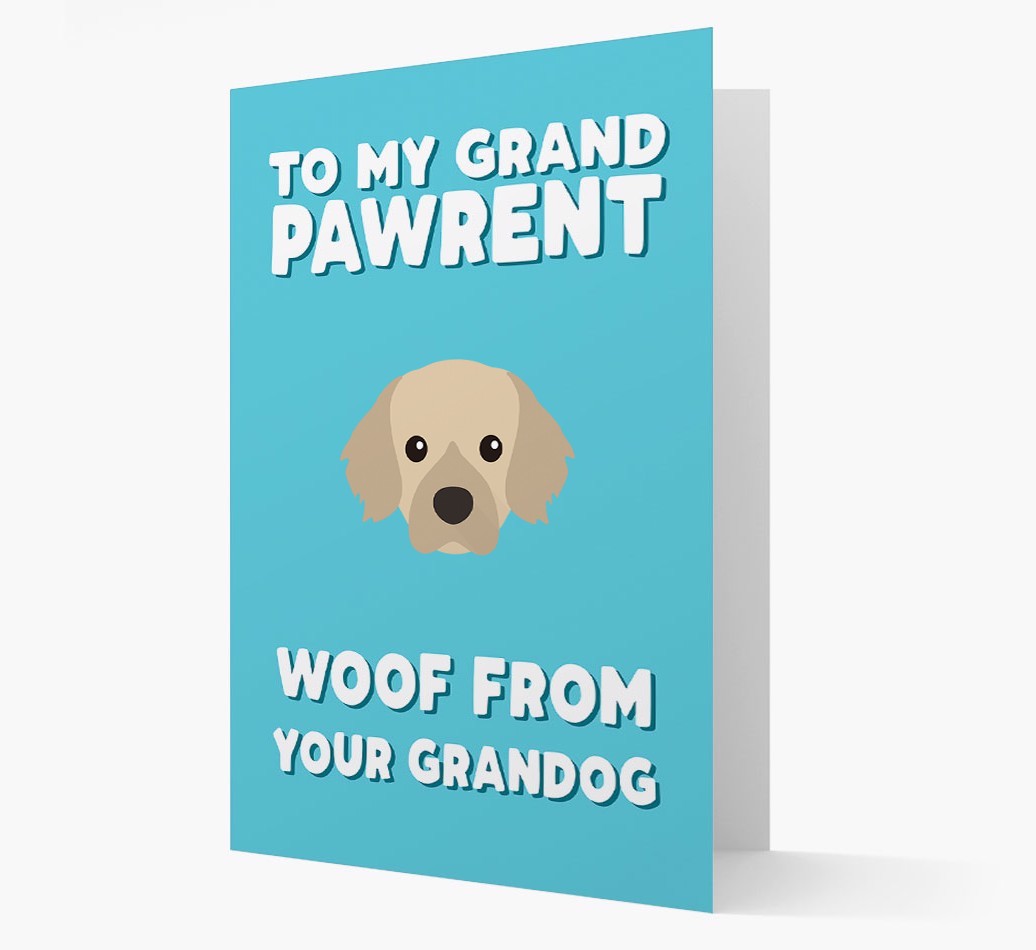 'To My Grandpawrent' - Personalised {breedFullName} Card