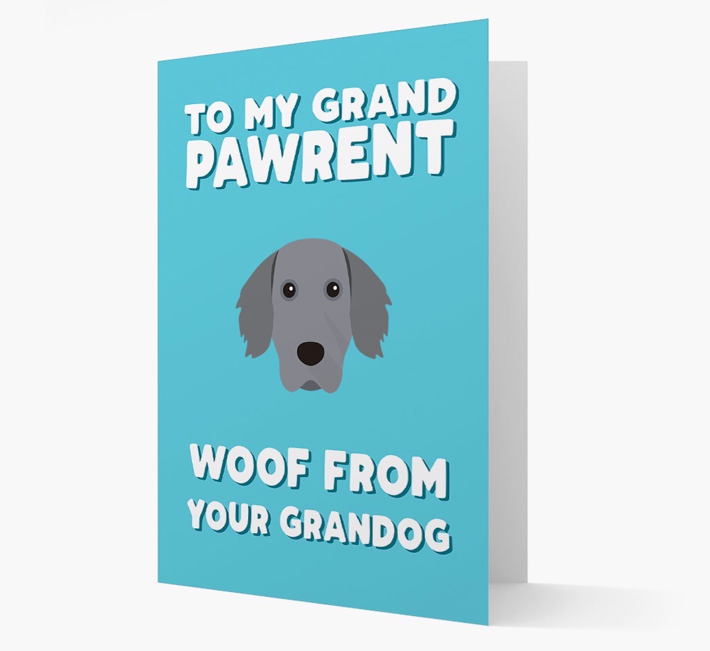'To My Grandpawrent' - Personalized {breedFullName} Card