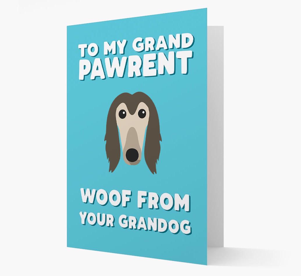 'To My Grandpawrent' - Personalized {breedFullName} Card