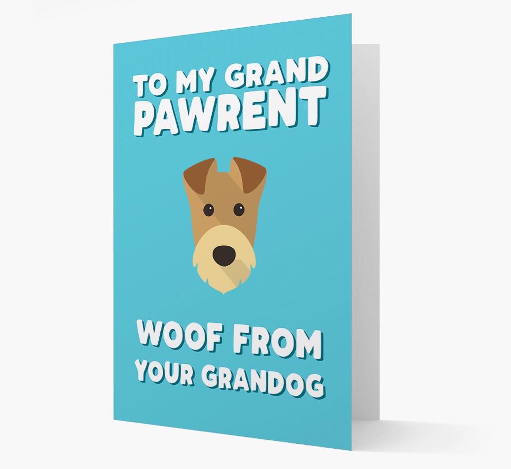 'To My Grandpawrent' - Personalized {breedFullName} Card