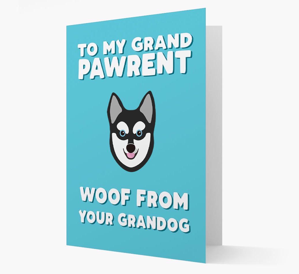 'To My Grandpawrent' - Personalized {breedFullName} Card
