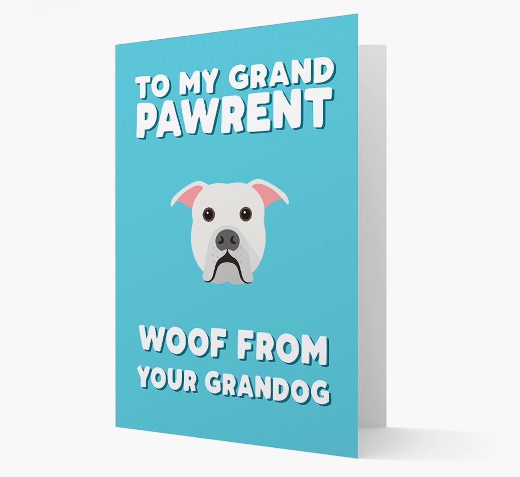 'To My Grandpawrent' - Personalized {breedFullName} Card