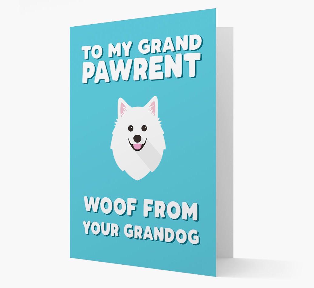 'To My Grandpawrent' - Personalized {breedFullName} Card