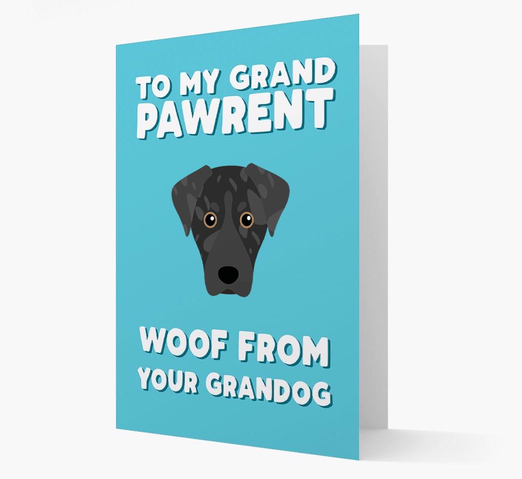 'To My Grandpawrent' - Personalized {breedFullName} Card