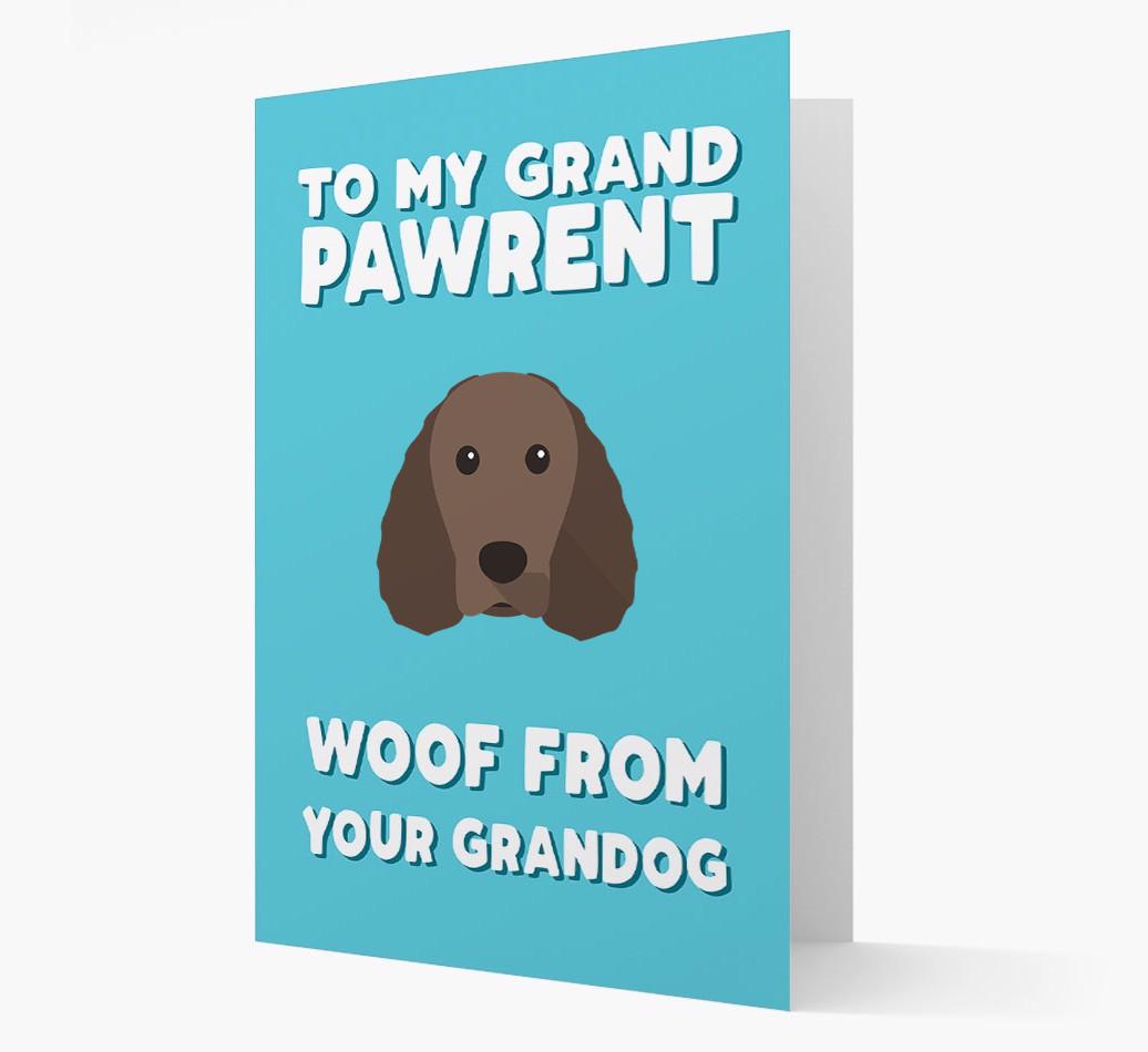'To My Grandpawrent' - Personalized {breedFullName} Card