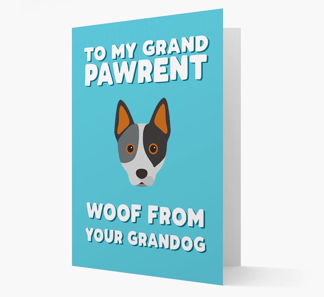 'To My Grandpawrent' - Personalized {breedFullName} Card