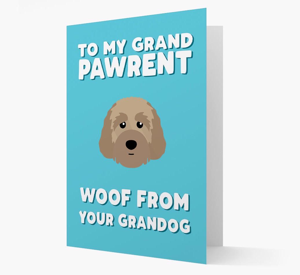 'To My Grandpawrent' - Personalized {breedFullName} Card