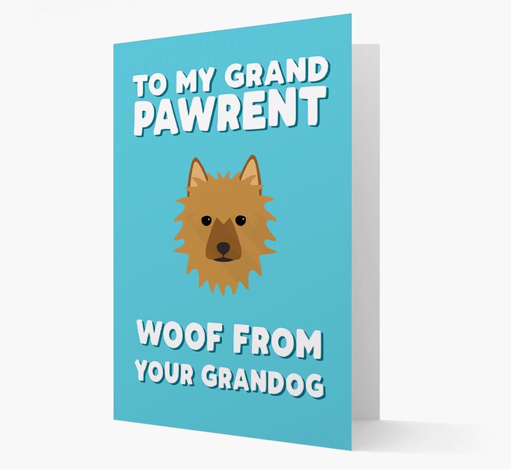 'To My Grandpawrent' - Personalized {breedFullName} Card