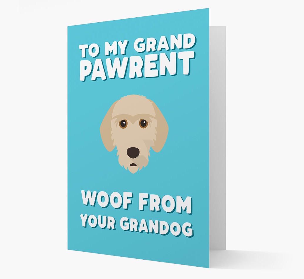 'To My Grandpawrent' - Personalized {breedFullName} Card