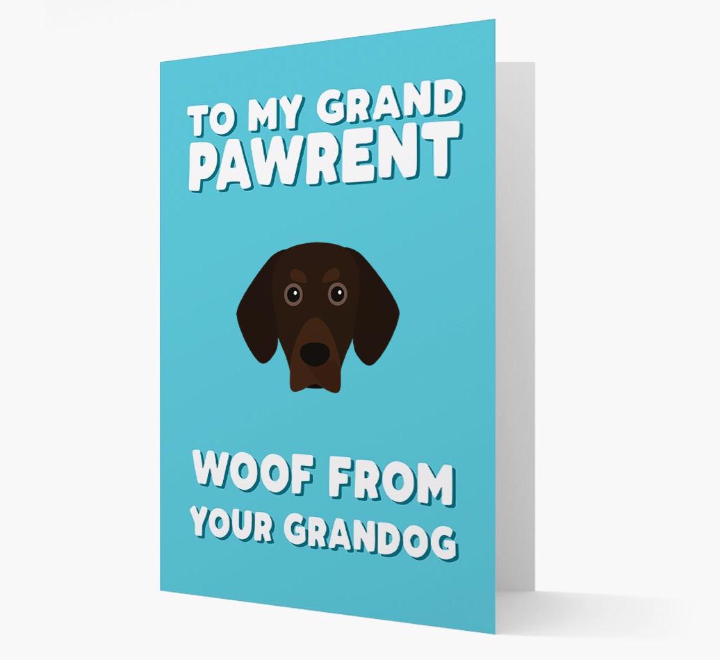'To My Grandpawrent' - Personalized {breedFullName} Card