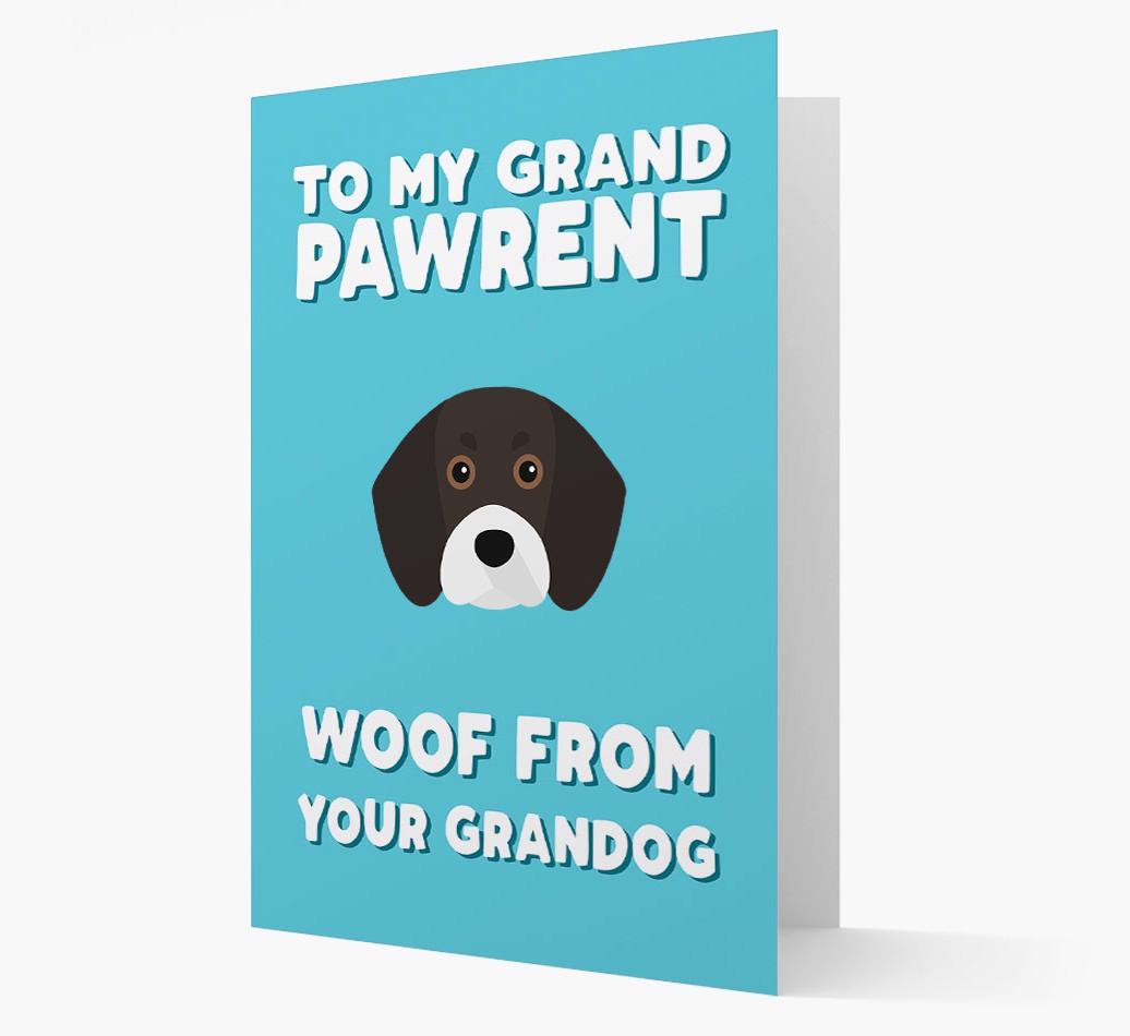'To My Grandpawrent' - Personalized {breedFullName} Card
