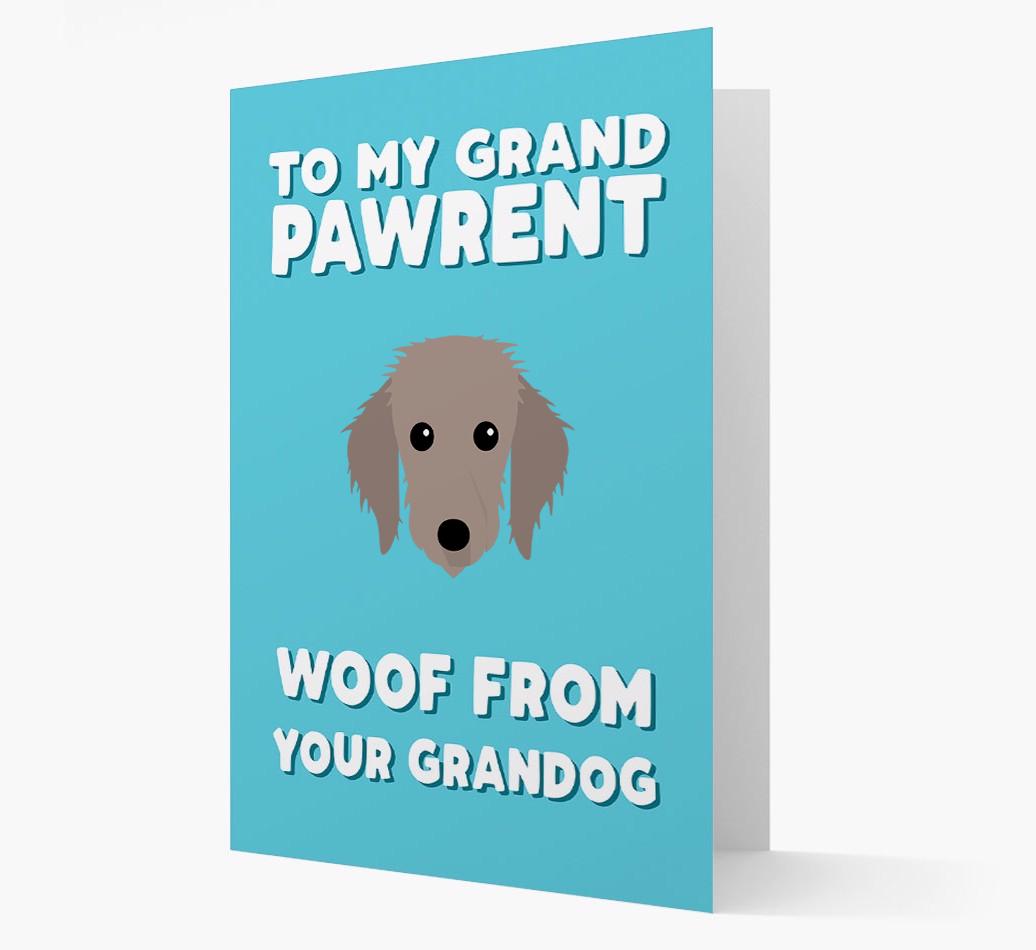 'To My Grandpawrent' - Personalized {breedFullName} Card